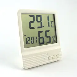 Новый комнатный термометр гигрометр Будильник ЖК-Цифровой температурный измеритель влажности-10 ~ 70 Цельсия для домашней метеостанции