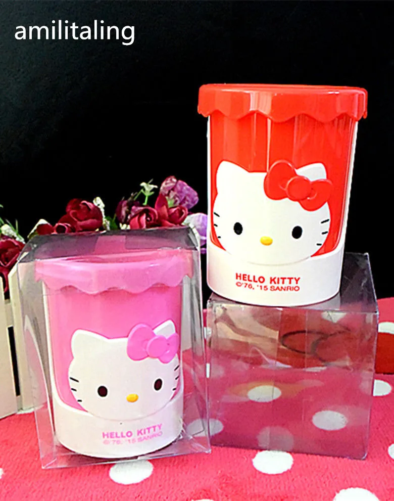 

New Hello Kitty Pencil Holder Box School yey-KT9407