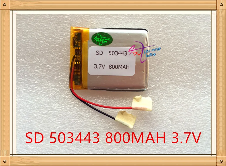 

Liter energy battery 3.7V tablet battery 503443 800MAH wireless mouse steelmate electronic dog GPS