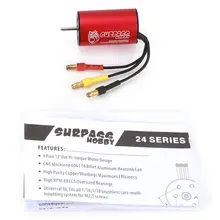 SURPASSHOBBY KK 2440 4000KV бесщеточный двигатель 2S для 1:16 1:18 RC Дрифт гоночный автомобиль водонепроницаемый Сенсорный грузовик часть