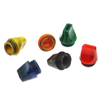 

Resin Flat Drip Tip 810 With 2 Silicon Rings For 810 RBA RDA RDTA Atomizer Electronic Cigarette Accessories