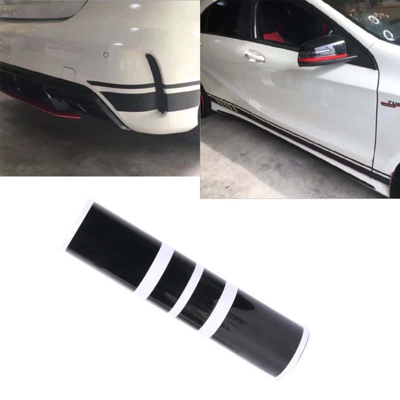 

2 Pcs Edition1 Style Stripes Sticker for Mercedes Benz CLA 45 W117 C117 X117 AMG JUN-22B