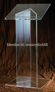 

Free Shipping Hot Sell Deluxe Beautiful Cheap Clear Acrylic Lectern