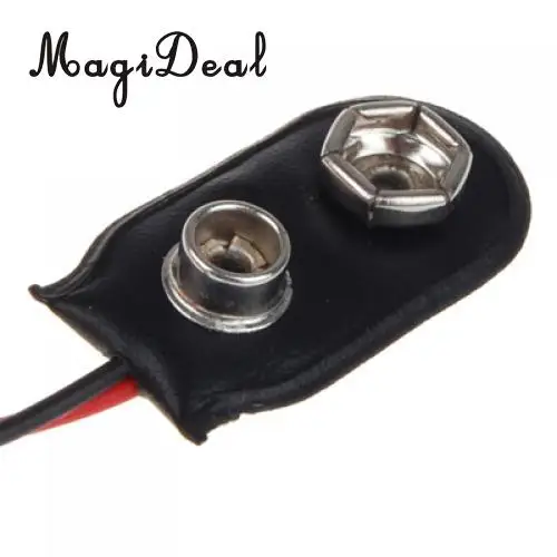 Dollhouse Miniature 9V Battery Connector w/ Wire and Single Receptacle LA005 for Doll House Room Box House Model Furniture Toys