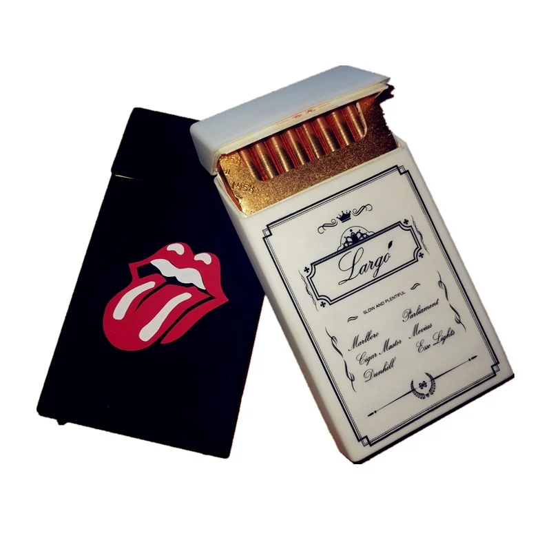 

Rolling Stone 100s Elastic Silicone Cigarette Box for Women,Holds 20 Cigarettes Smoking Ladies Vase Pocket Cigarette Case Cover