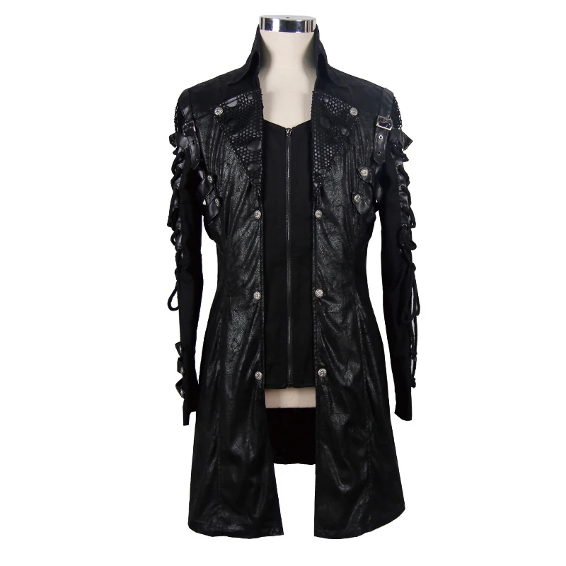 Faux leather jacket steam