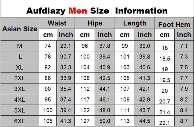 SIZE MEN
