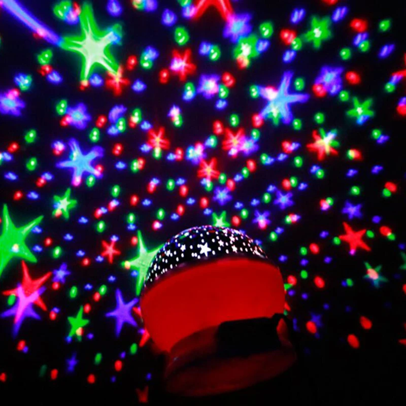 Led Night Lamp Stars Starry Sky LED Night Light Projector Moon Novelty Table Night Lamp Battery USB Night Light For Children (5)