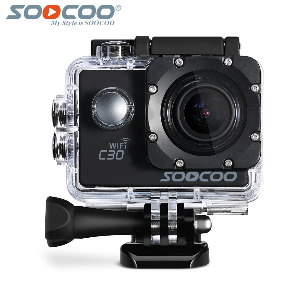 Buy Cheap SOOCOO C30 Action 4K Sport Camera NTK96660 Waterproof Wifi Gyro 70-170 Degrees Adjustable Action Cam