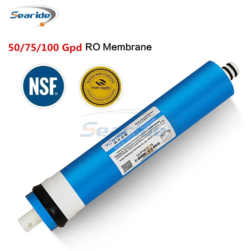 purifica en 100 GPD TFC 100GPD membrana de ósmosis inversa para Filtros de agua RO
