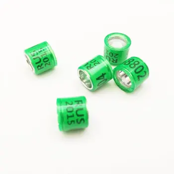 

cheap RUS for Russian grass green plastic 8mm 100pc free shipping Aluminium with Plastic Pigeon Ring