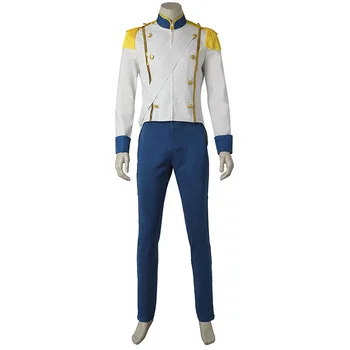 

The Little Mermaid Prince Eric Cosplay Costume Outfit Halloween Men Coat Gentleman Clothes Party Ball Custom Made Adult