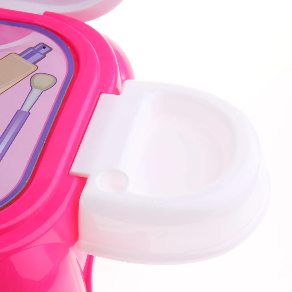 2 in 1 Plastic Pretend Play Makeup Toy Set Portable Chair for Kids Activity & Early Development Education 2 in 1 Plastic Pretend Play Makeup Toy Set Portable Chair for Kids Activity & Early Development Education