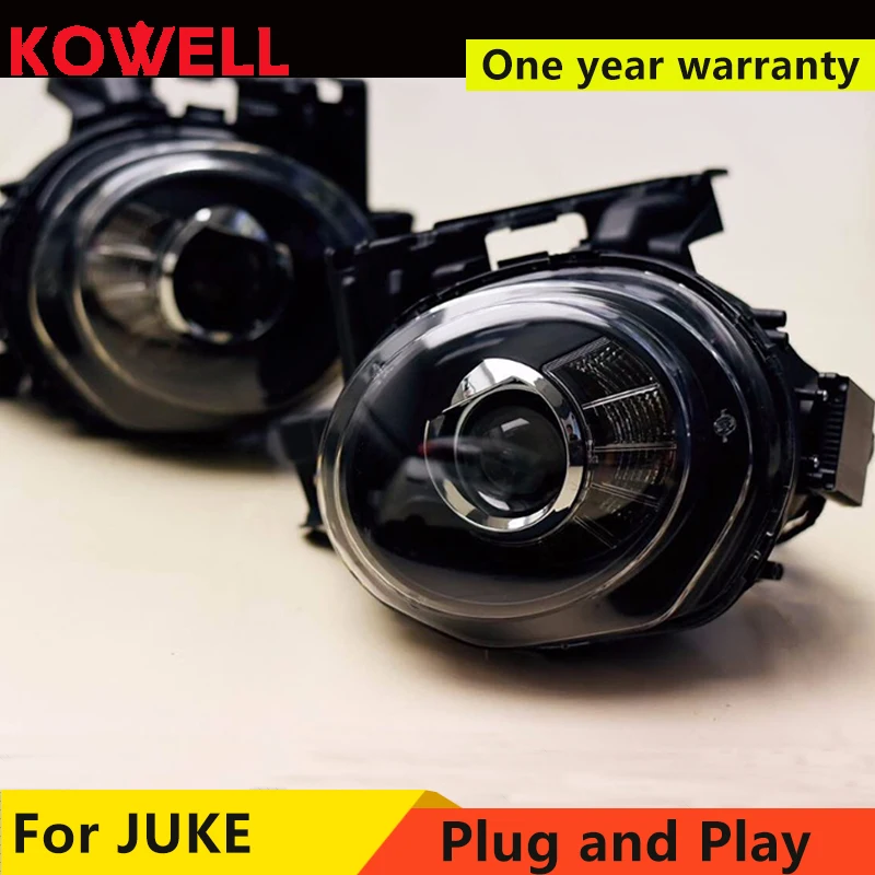 Стайлинг автомобиля KOWELL для Nissan JUKE фары 2013 2014 2015 2018 светодиодные ESQ передняя лампа
