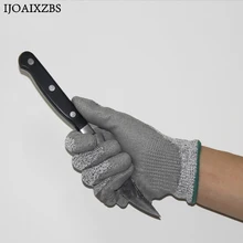 Высококачественные рабочие защитные перчатки, устойчивые к порезанию и анти-истиранию, защитные перчатки HHPE+ PU, анти-порезные перчатки, уровень 5