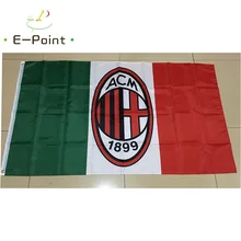 Italy AC Milan 3ft*5ft (90*150cm) Size Christmas Decorations for Home Flag Banner Type B Gifts