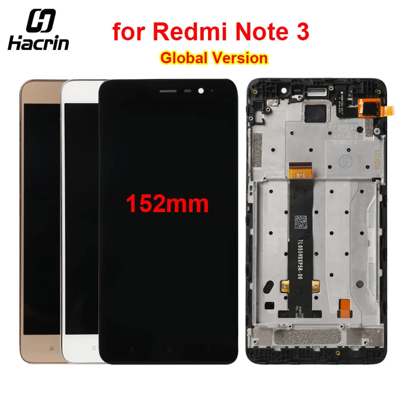 Для Xiaomi Redmi Note 3 Специальные Глобальный Версия ЖК дисплей Дисплей с Сенсорный
