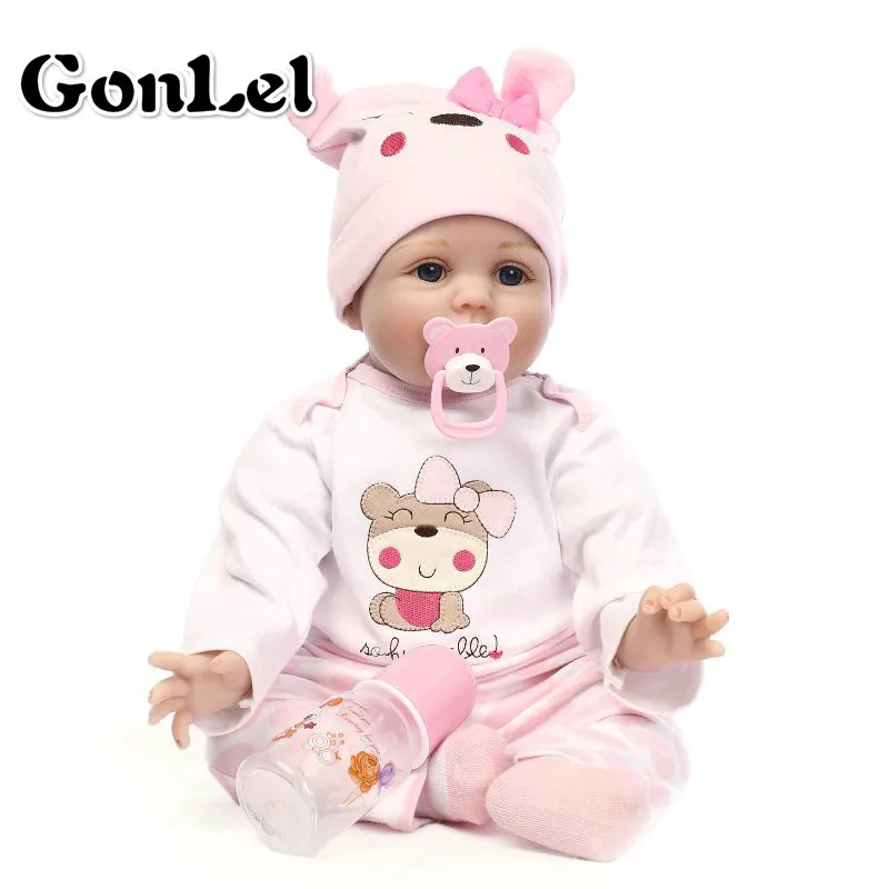 

Bebe Reborn 26-55cm Soft Silicone Reborn Baby Dolls Lifelike Soft Cloth Body Newborn Babies Silicone Toys Kids Birthday Gifts