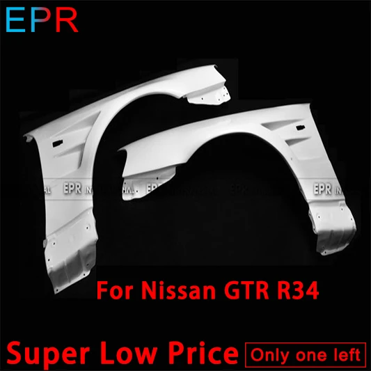 

For Nissan R34 GTR Skyline BN FRP Fiber Glass Front Fender Body Kit