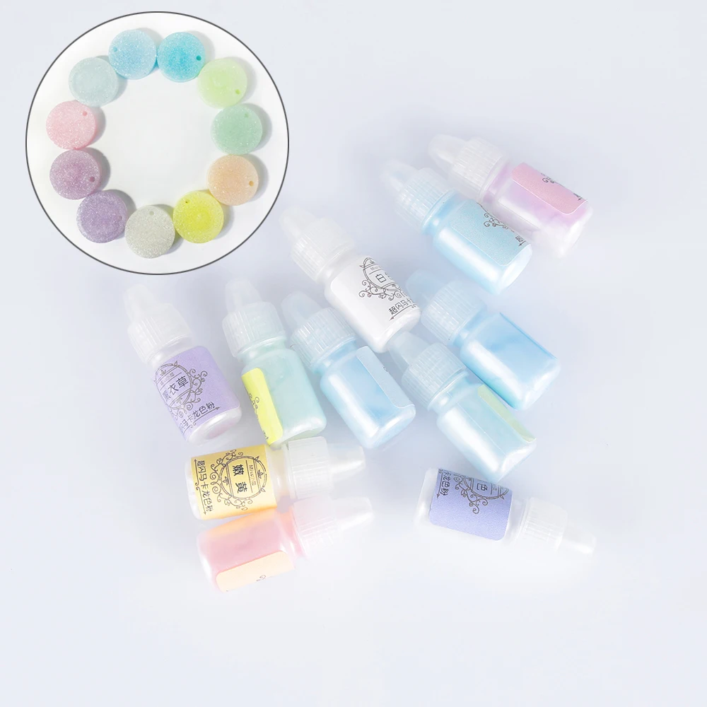 

1PC Brand New 11Colour 3ml Candy Color Macaron Powder Resin Pigment Dye UV Resin Epoxy DIY Making Crafts Jewelry Accessories