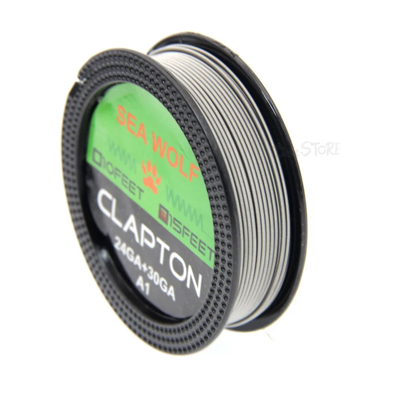 Испаритель Alien Fused Clapton нагревательный провод DIY 15 футов A1 для RDA RTA восстановленный