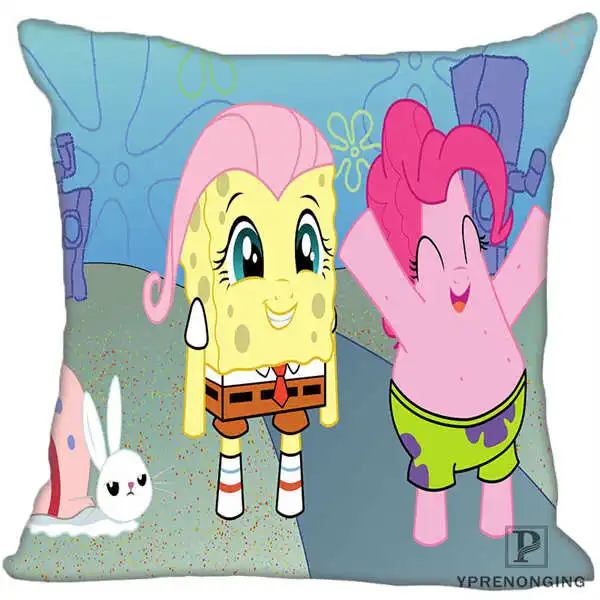 Square Pillowcases Наволочка на заказ Губка Боб швамкопф квадратная на молнии наволочка 35х35, 40x40,45x45 см(одна сторона) 180522-17-33 - Цвет: Square Pillowcases
