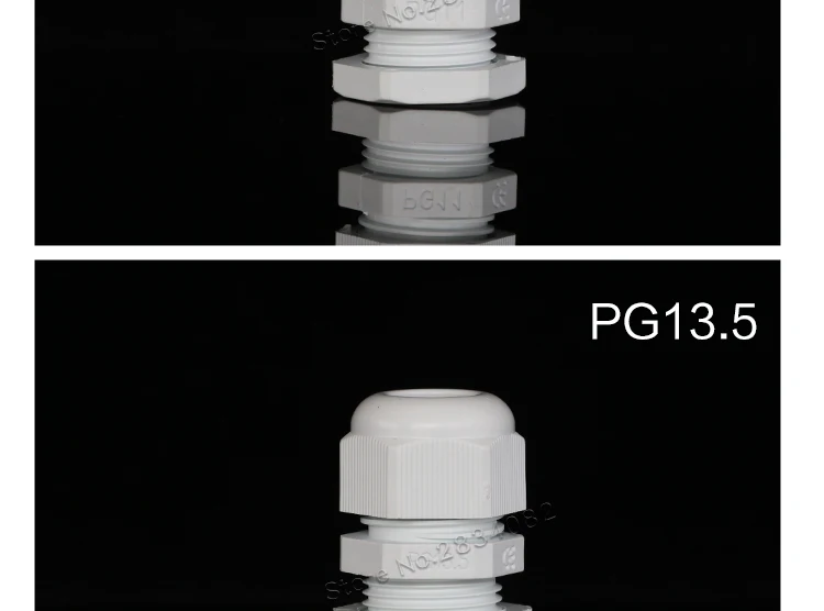 Черный IP68 Водонепроницаемый кабельный сальник для герметизации провода нейлона Пластик Кабельный разъем PG7 PG9 PG11 PG13.5 PG16 PG19 PG21 PG25