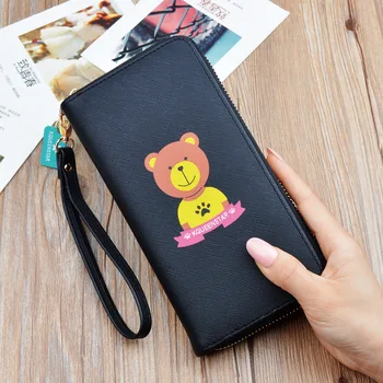 

2018 New Brand Long Letter Zipper Ladies Purses Women Wallets Female Phone Pocket Purse Woman Wallet Clutch Leather Card Holder
