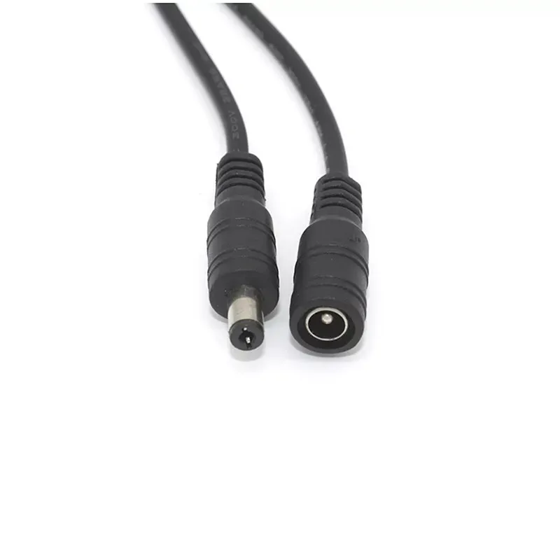 5 мм x 2 1 разъемы постоянного тока Удлинительный кабель питания 22AWG Женский штекер