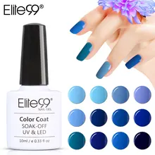 Elite99 HOT SALE 36COLORS Full Set Blue Gel Nail Polish Nail Art Kits Nail Gel Polish UV LED Soak-Off Primer Series Lak Lacquer