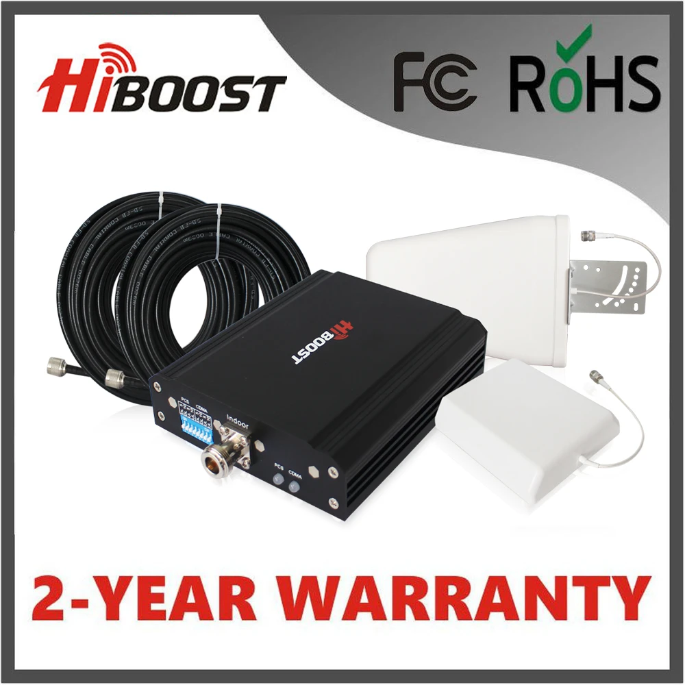 Hiboost FCC 3 Г Охват Усилитель Сигнала/Ретранслятор/Amplifer 850 1900 МГЦ Работает с AT &amp T