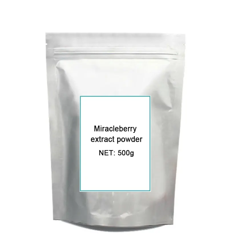 

500g 100% Pure Miracle Fruit 10:1 Extract Po-wder,Miracleberry Ratio Extract,Supplyment for Cardiovascular Support Free shipping