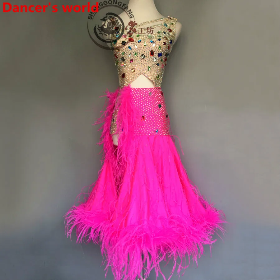 

New Arrival Latin Dance Dress Women Long Sleeves Salsa Samba Tango Ballroom Competition Costume Lady Practise/Competition Dance