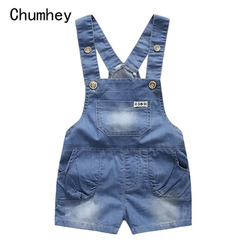 

Chumhey 9M-4T Baby Rompers summer Boys Girls Shorts Jeans Babe Overalls Infant Clothes Kids Jumpsuit Child Clothing 12 M 2 Years