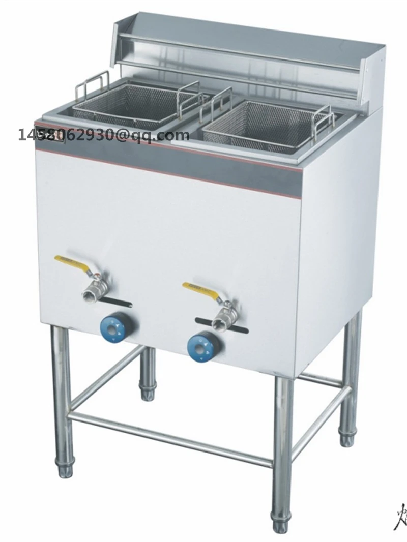 Deep Fryer Twin Basket Steel Benchtop 5000w 20l Electric