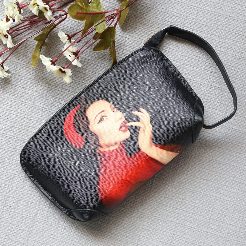 Hand bag female clutch bag 2019 new leather personality wallet large capacity multi-function mini mobile phone purse