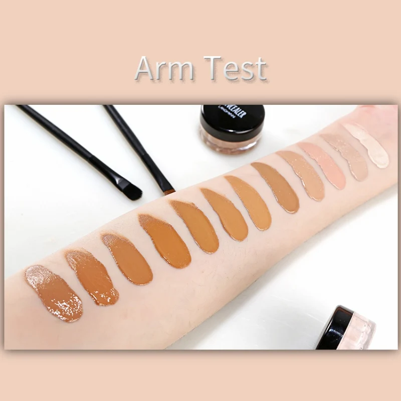 1PC 12 Colors Face Makeup Liquid Concealer Make up Foundation Concealer Cream 12ml Matte Long-lasting Oil Control