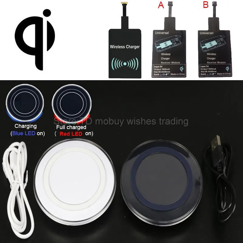 Qi Wireless Charger or + Receiver for Huawei p8/lite/honor 