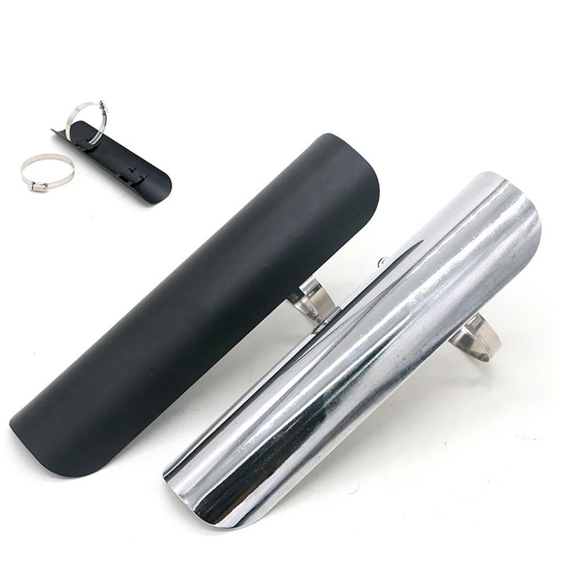 2pcs FREE SHIPPING Chrome Plated Motor Burn Proof Plate Motorbike