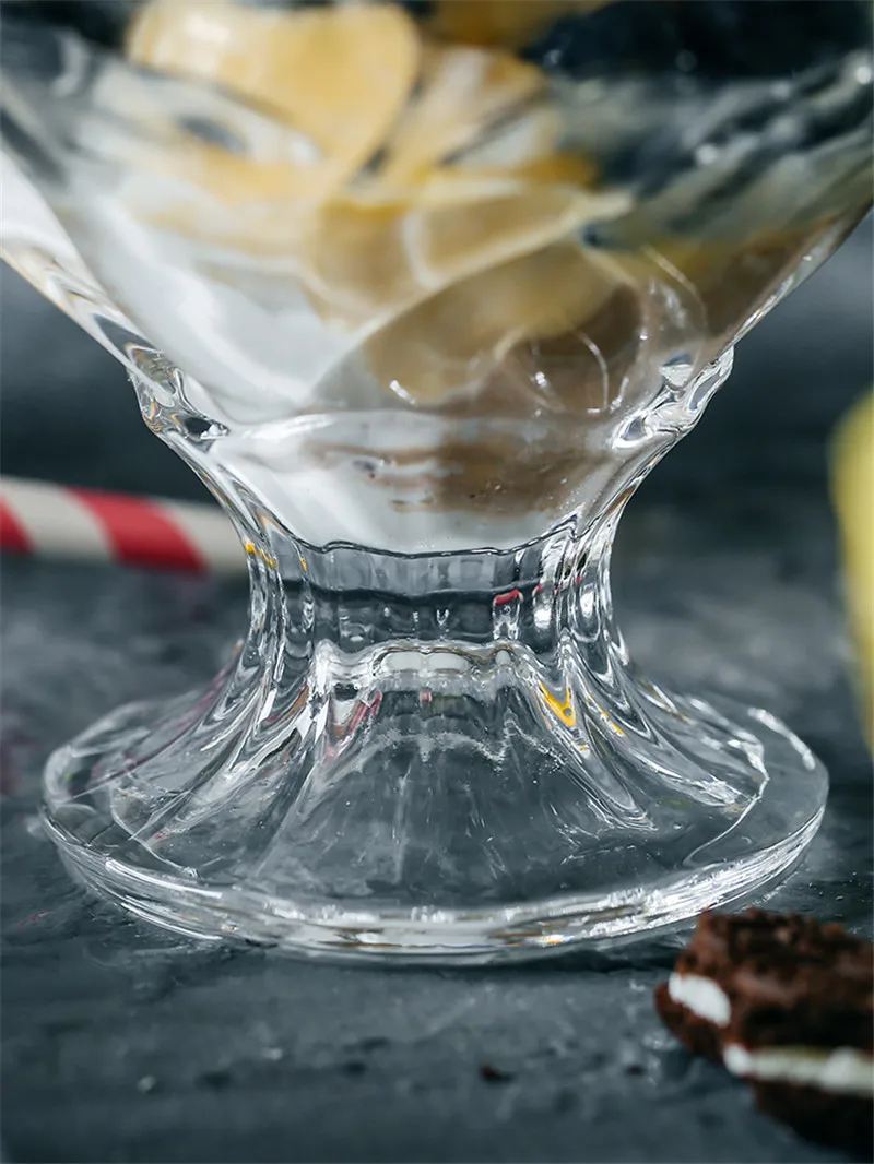 Креативная стеклянная чашка летний песок мороженое стеклянная чашка фруктовый смузи чашка посуда для напитков пивной молочный коктейль фруктовый чай стеклянная барная посуда домашняя чашка
