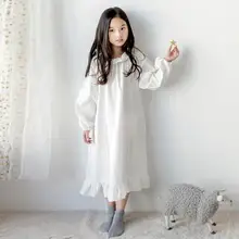 Платье принцессы для девочек, длинное платье, платье из хлопка с Детские платья с длинным рукавом для вечеринок под платье для малышей, девочек, одежда для подростков, JW4945A