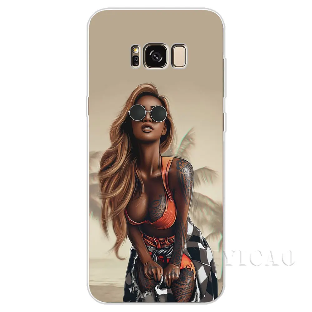 IYICAO красивая девушка жесткий чехол для Samsung Galaxy J1 J2 J3 J5 J6 J7 ЕС и США премьер M10 M20 M30