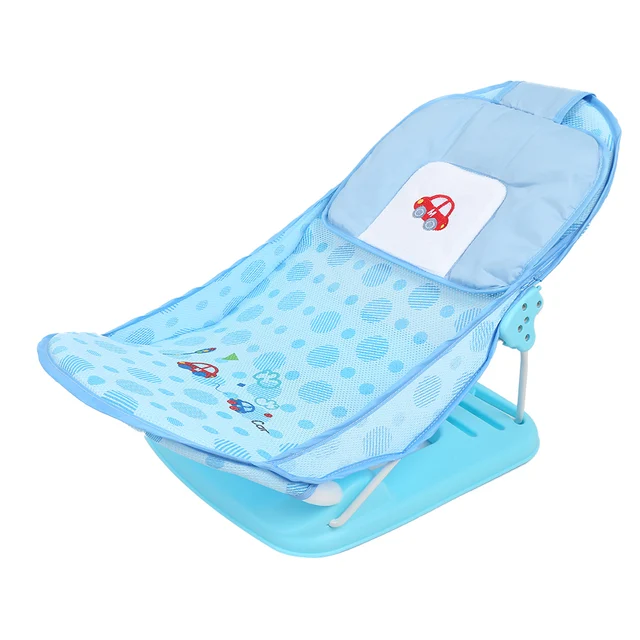 Newborns Foldable Baby Bather 15KG Load Bearing Infant Soft Polyester