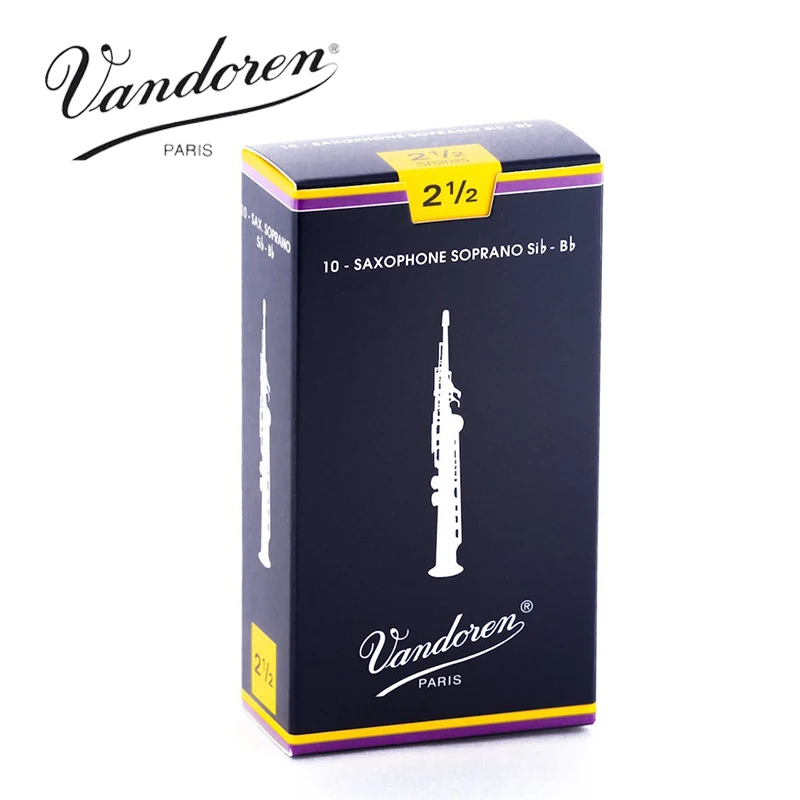 Французский традиционный сопрано Sax Vandoren тростник/саксофон Bb язычки сила 2 0 # 5 #3