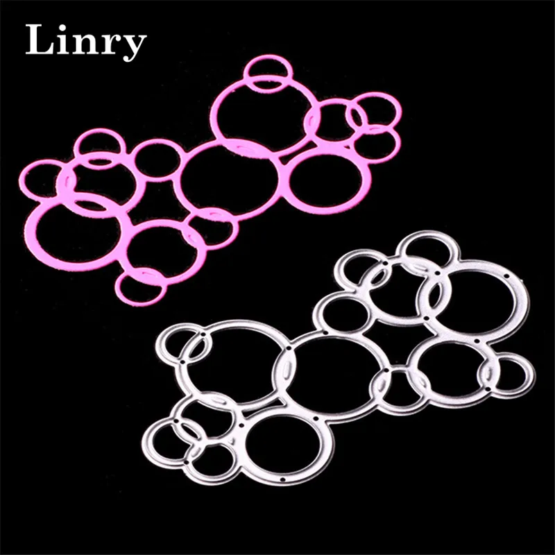  Chain Circle Cutting Dies For Scrapbooking Decor Paper Card Festival Invitation Steel Stencil Mold  - 32891390931