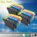 Qualität Kompatibel Tinte Patrone Für 34XL T3471 T3474 Für Epson WorkForce Pro WF 3720DWF/3725DWF.-in Tintenpatronen aus Computer und Büro bei