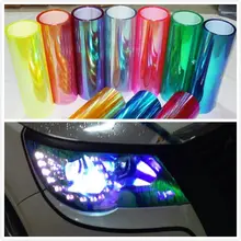 2M*30cm Shiny Chameleon Auto Car Styling headlights Taillights film lights Change Color Car film Stickers Car Accessories