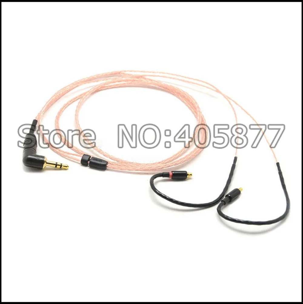 High quality 1 2M pure copper Earphone cable For Westone W60 W50 W40 W30 W20 headphone updated cable