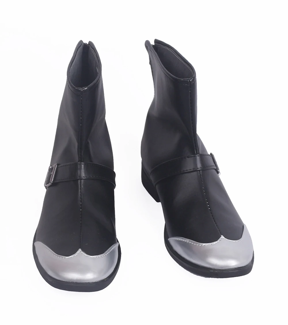 Yakuza Goro Majima Cosplay Boots Black Shoes  (2)
