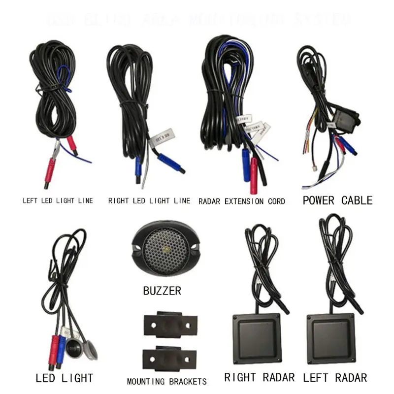 Автомобильный монитор для слепых зон BSD BSA BSM система обнаружения радаров микроволновый датчик помощник для вождения автомобиля Аксессуары для безопасности